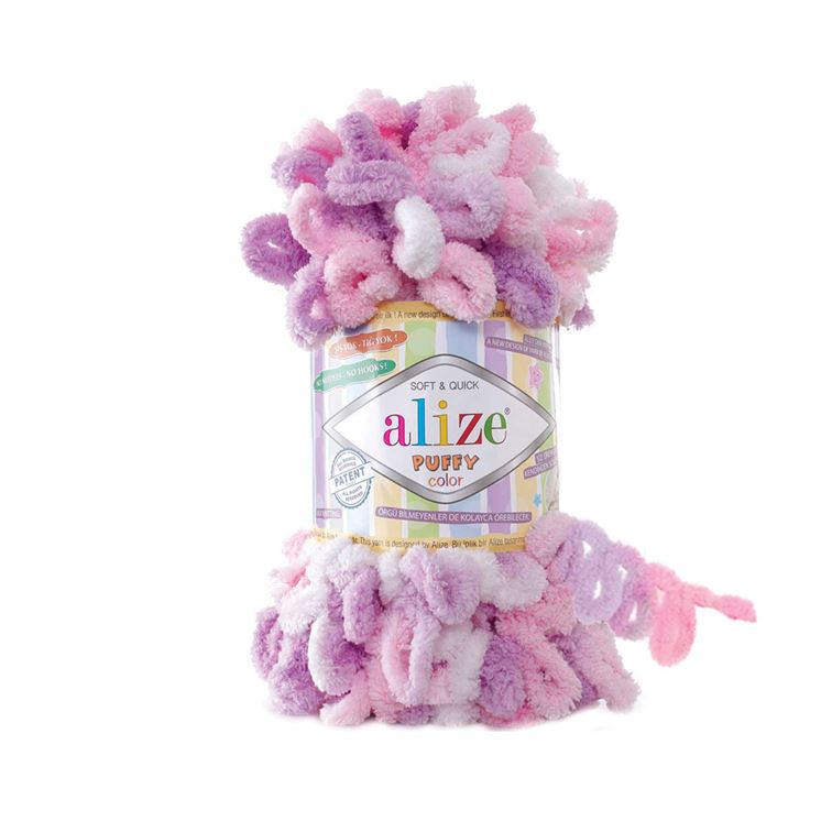 ALIZE PUFFY COLOR AL-6051 100g pink purple