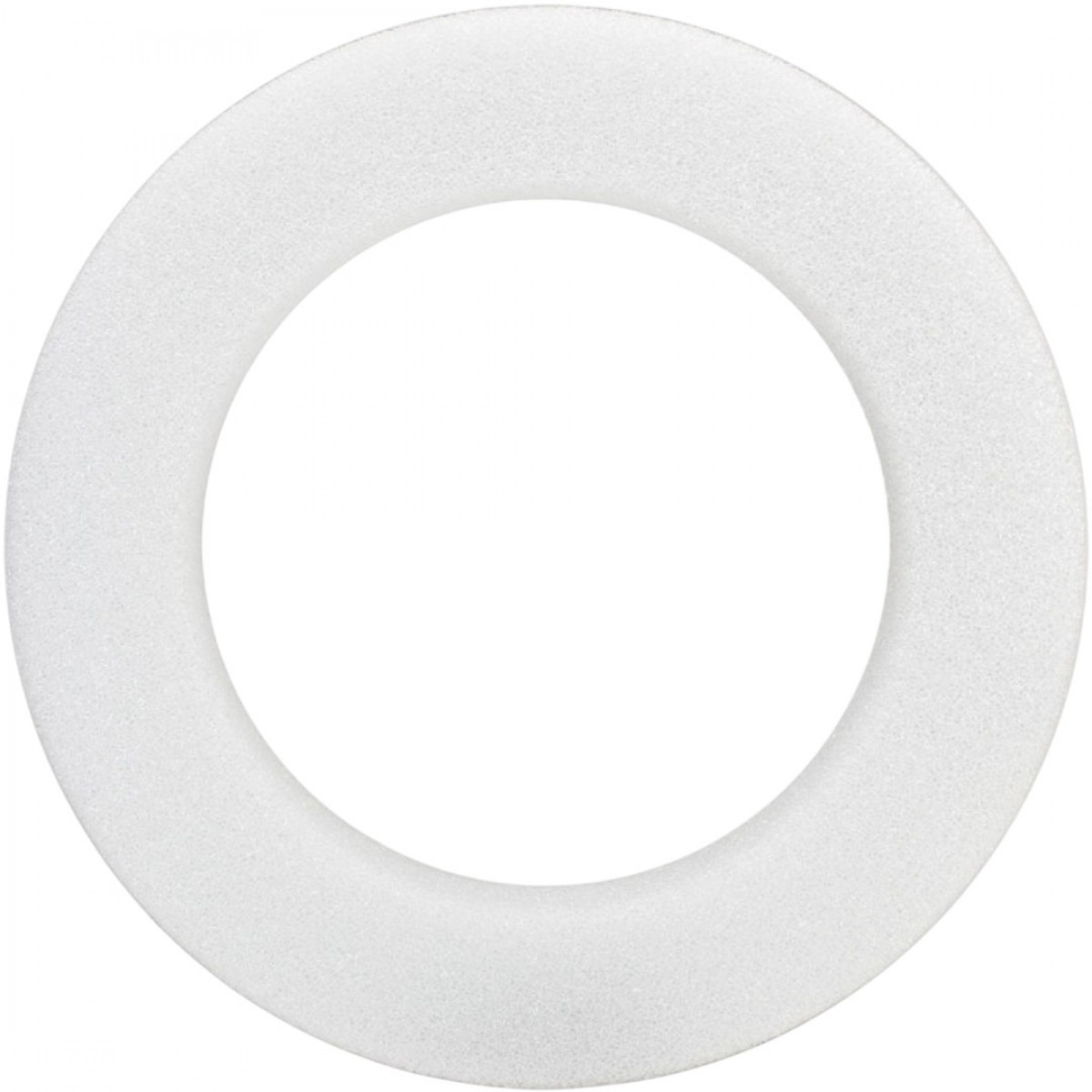 Στεφάνι φελιζόλ πλακέ 23.5εκ. λευκό Στεφάνι φελιζόλ πλακέ 23.5εκ. λευκό