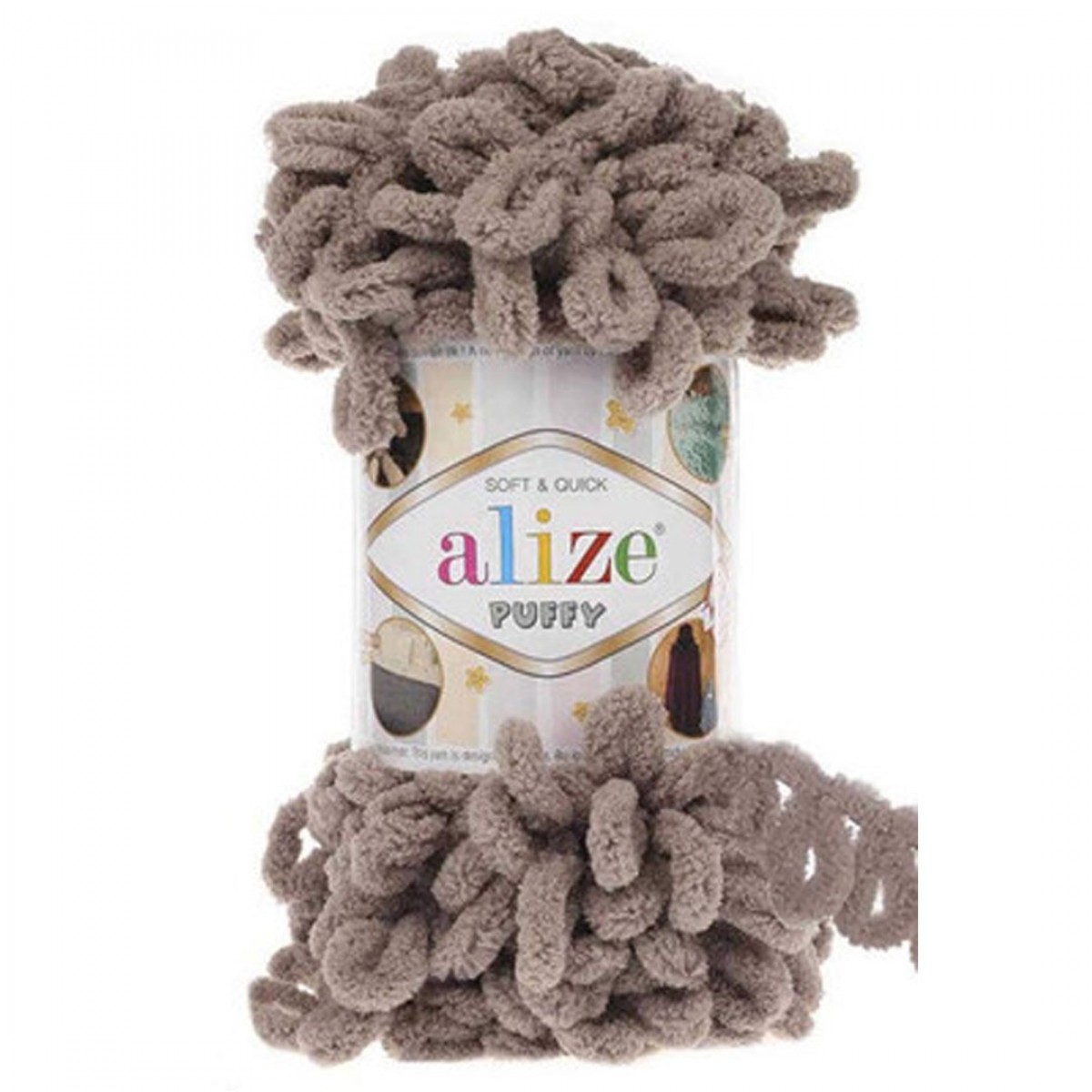 Νήμα για πλέξιμο ALIZE PUFFY-AL-268 100γρ. πουρου ανοιχτό Νήμα για πλέξιμο ALIZE PUFFY-AL-268 100γρ. πουρου ανοιχτό