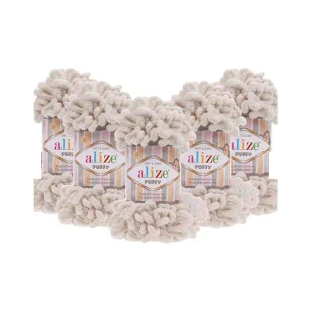 OFFER PACK: Alize Puffy  Light Beige 5-piece AL-599