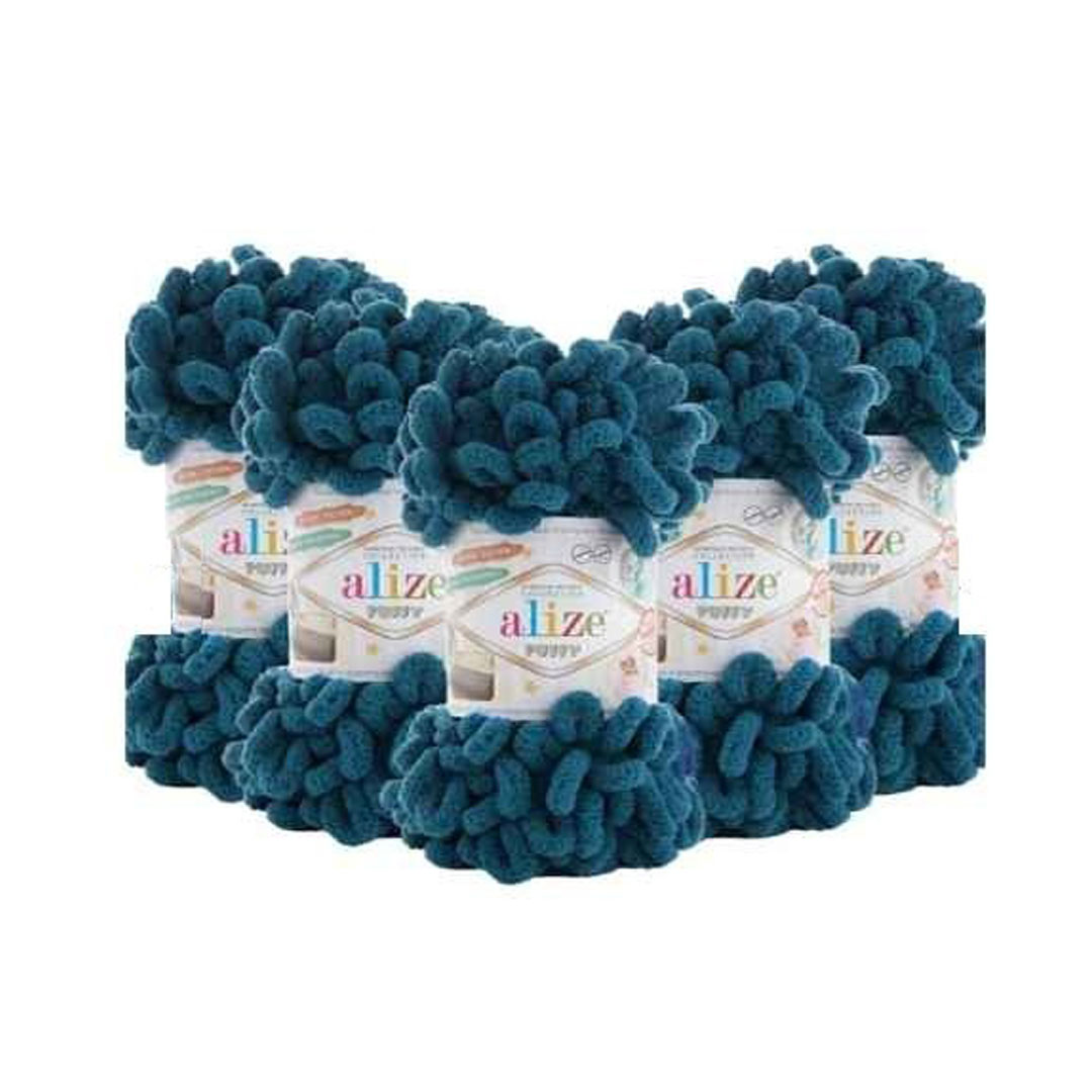 OFFER PACK: Alize Puffy Blue Intense 5-piece AL-646