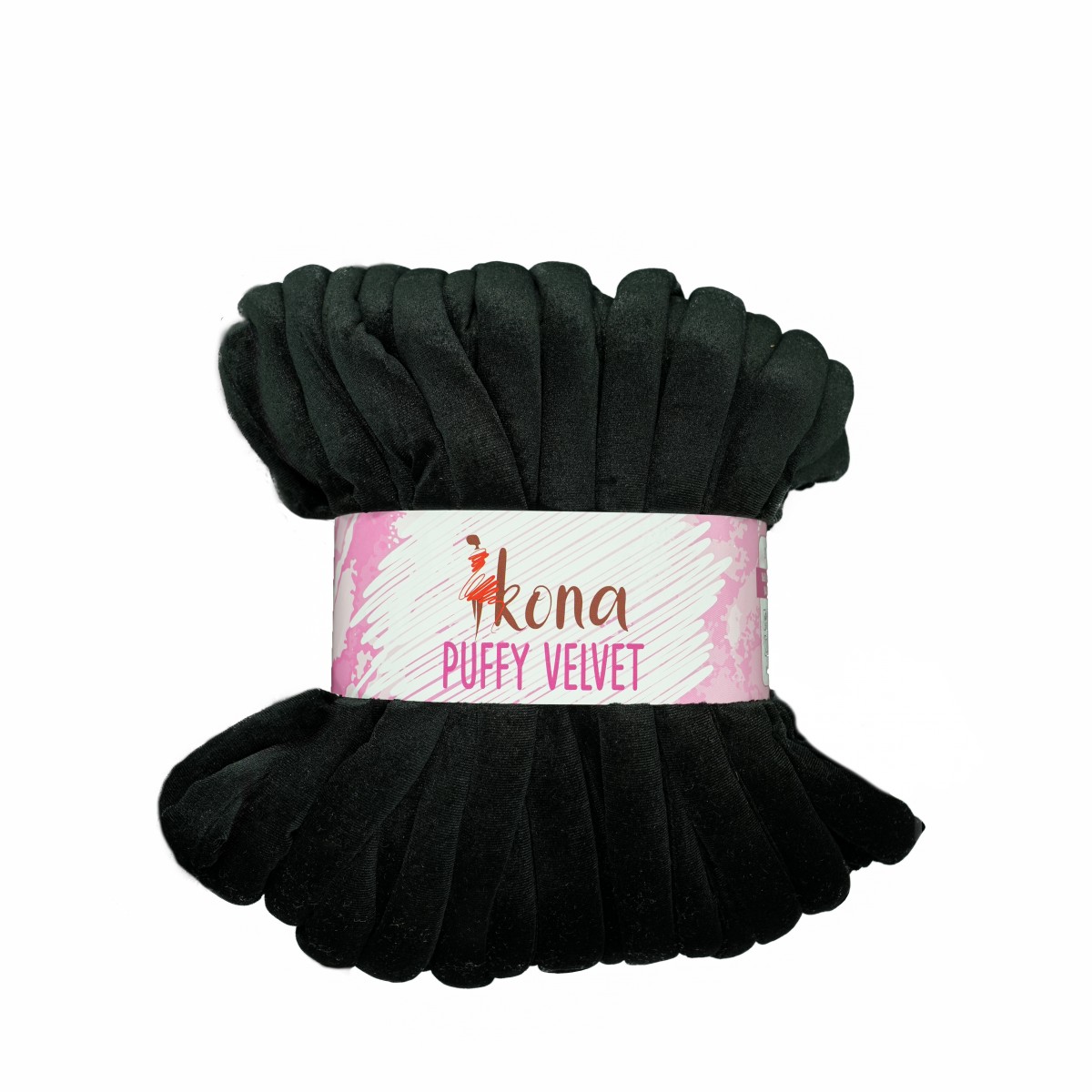 Νήμα Marshmallow pollypuff Velvet μαύρο 